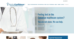 Desktop Screenshot of medicalconfidence.com