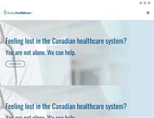 Tablet Screenshot of medicalconfidence.com